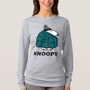 T-shirt cacahuètes Veste Snoopy Winter Puffer
