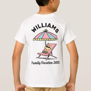 T-shirt cacahuètes   Woodstock Beach Vacances en famille