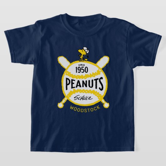 T-shirt cacahuètes | WoodstockPeanuts Baseball depuis 1950 (Poser)