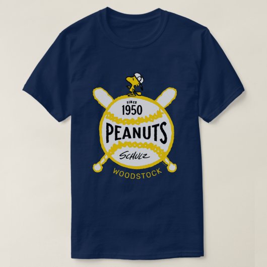 T-shirt cacahuètes | WoodstockPeanuts Baseball depuis 1950 (Design devant)