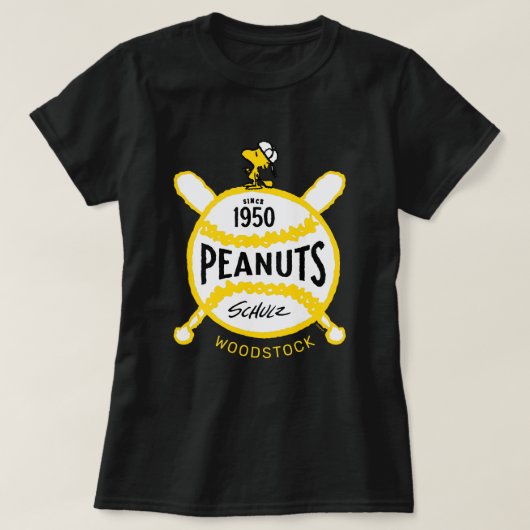 T-shirt cacahuètes | WoodstockPeanuts Baseball depuis 1950 (Design devant)