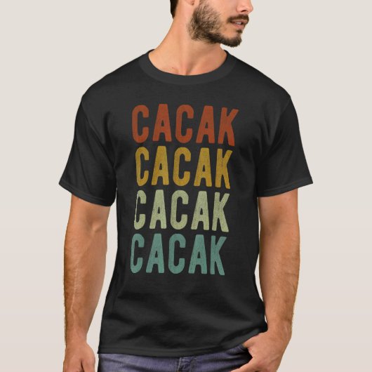 T-shirt Cacak City Serbie Retro (Devant)