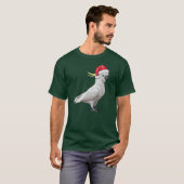 T-shirt Cacatoès de Noël (Devant entier)