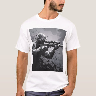 T-shirt Caché dans la vue simple