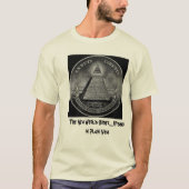 T-shirt Caché dans la vue simple ! (Devant)