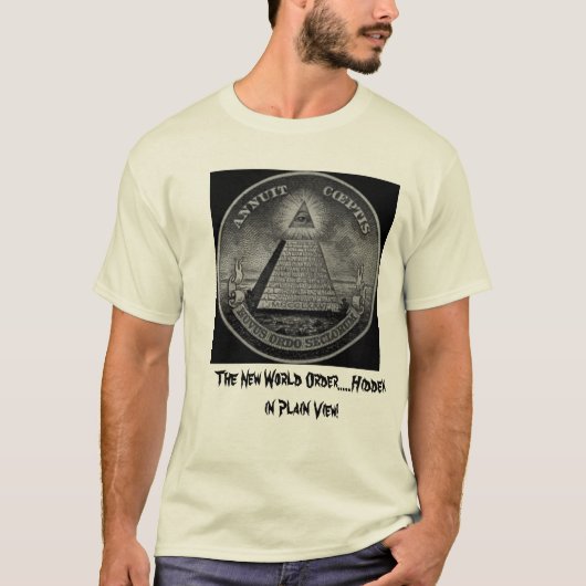 T-shirt Caché dans la vue simple ! (Devant)