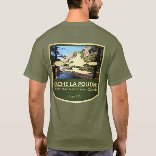 T-shirt Cache la Poudre (PFK) (Dos)