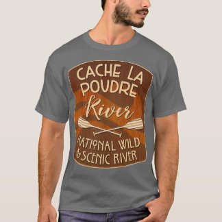 T-shirt Cache La Poudre Rivière sauvage et Pittoresque Riv