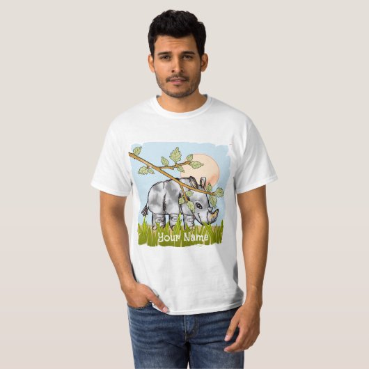 T-shirt Cache rhino (Devant entier)