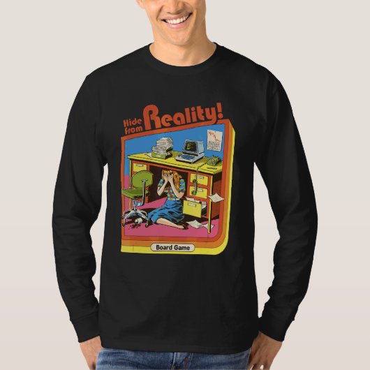T-shirt Cacher De La Réalité (Devant)