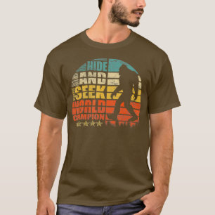 T-shirt Cacher et chercher le champion du monde de chemise