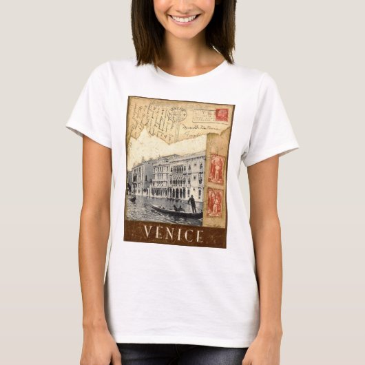 T-shirt Cachet de la poste, Venise (Devant)