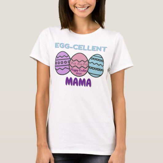 T-shirt Cachet d'oeufs MaMa (Devant)