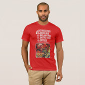 T-shirt Cachots et wagon-restaurants et dragons et (Devant entier)