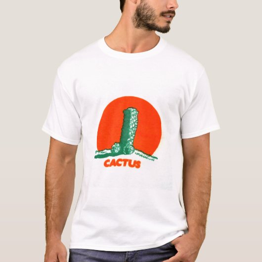 T-shirt Cactus 70's Band Shirt Reproduction (Devant)
