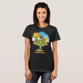 T-shirt Cactus avec bière (Devant entier)