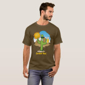 T-shirt Cactus avec bière (Devant entier)