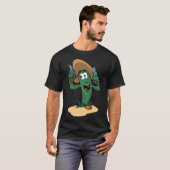 T-shirt Cactus bandido sombre (Devant entier)