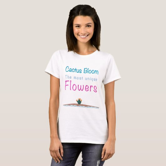 T-shirt Cactus Bloom (Devant entier)
