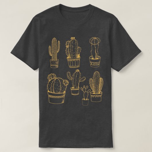 T-shirt Cactus botaniques (Design devant)