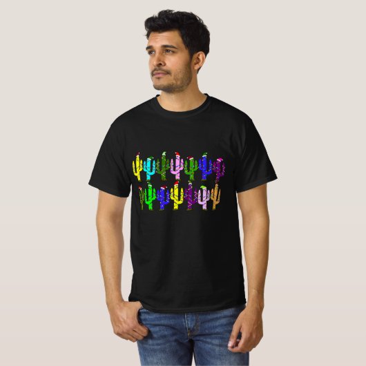 T-shirt Cactus Christmas (Devant entier)