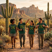T-shirt Cactus Colérique Drôle