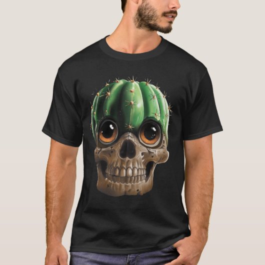 T-shirt Cactus Crâne (Devant)
