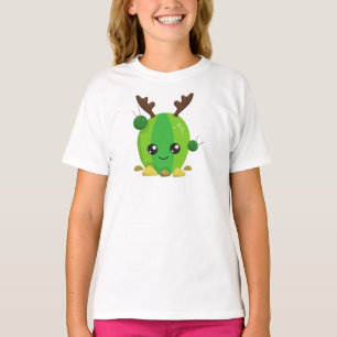 T-shirt Cactus de Noël, Cactus mignons, Antlers, Vacances