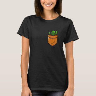 T-shirt Cactus de poche pour jardinage plantes succulentes