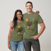 T-shirt Cactus du désert du Grand Géocoucou de l'Arizona (Unisexe)