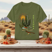 T-shirt Cactus du désert du Grand Géocoucou de l'Arizona