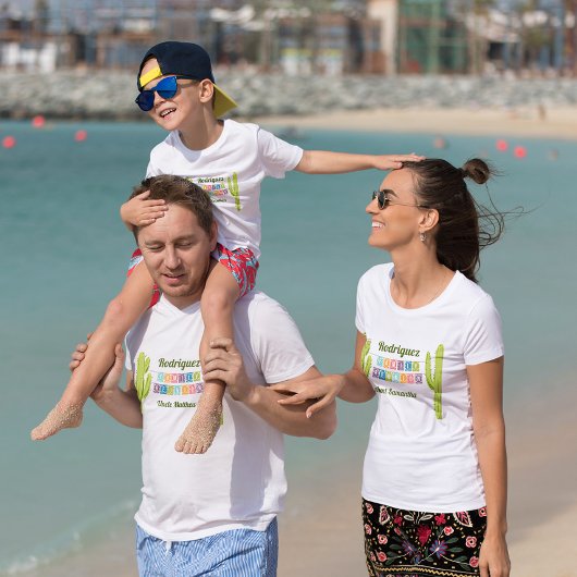 T-shirt Cactus et Papel Picado Garland Texas