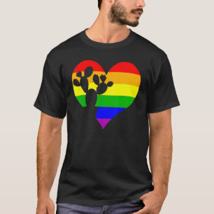 T-shirt Cactus Gay pride Succulent Lgbt Day Rainbow Plante
