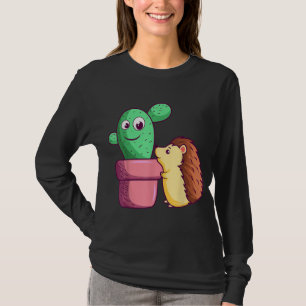 T-shirt Cactus Hérisson Amour Gardener Cactus Jardin Succu