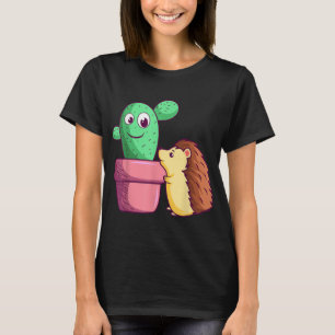 T-shirt Cactus Hérisson Amour Gardener Cactus Jardin Succu