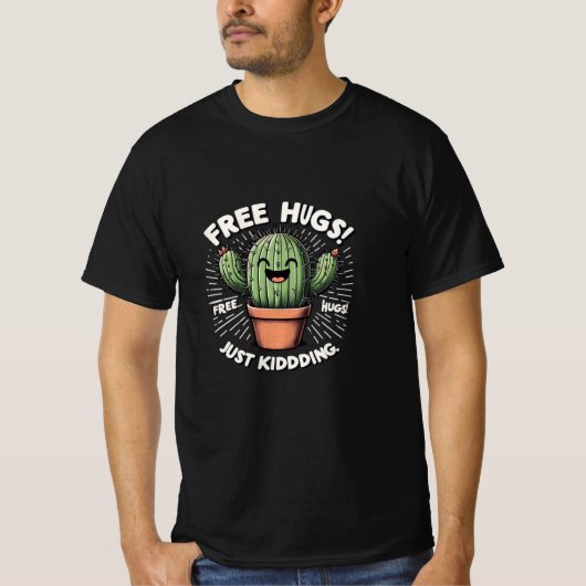 T-shirt Cactus Hugs (Devant)