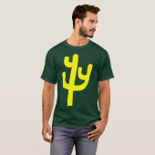 T-shirt Cactus - Jaune (Devant entier)