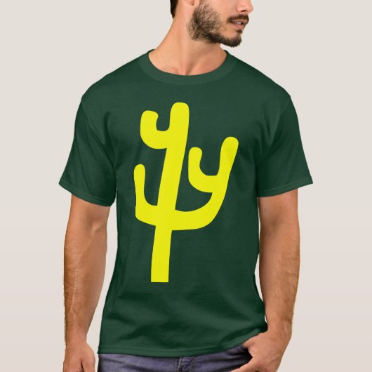 T-shirt Cactus - Jaune (Devant)