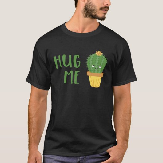 T-shirt Cactus mignon me serrer la main (Devant)