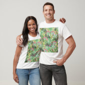 T-shirt Cactus peint à la main : Vert désert (Unisexe)