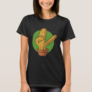T-shirt cactus plant dab dabbing