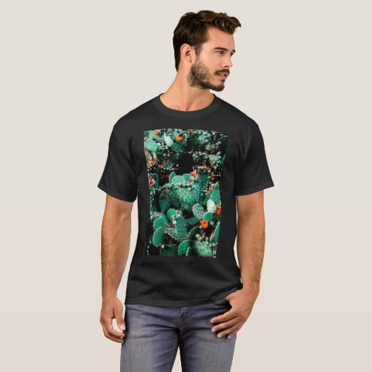 T-Shirt Cactus pour Hommes (Devant entier)