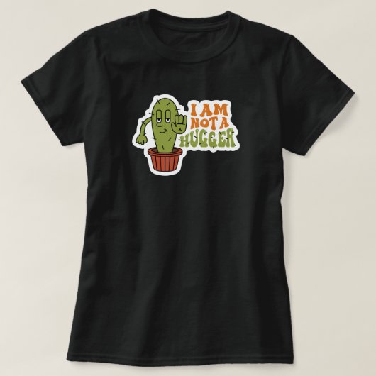 T-shirt Cactus Sarcastique Drôle (Design devant)