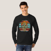 T-shirt Cactus Serape Turquoise Empreinte de léopard Cheet (Devant entier)