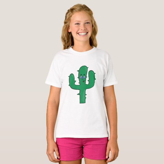 T-shirt Cactus souriant (Devant entier)