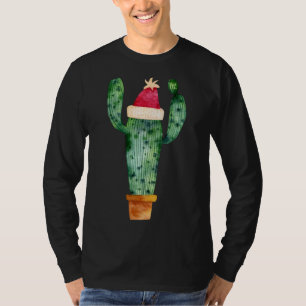 T-shirt Cactus Succulent avec Casquette Noël Vacances Mign