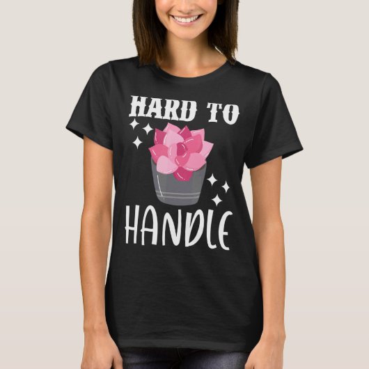 T-shirt Cactus Succulent De Plante De Jardinage Ga Diffici (Devant)
