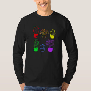 T-shirt Cactus Succulent Pride Rainbow Plante Subtle Lgbt 