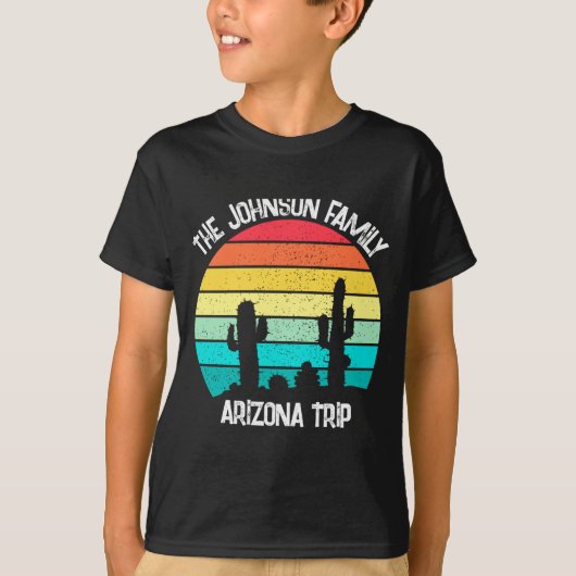 T-shirt Cactus Sunset Arizona Desert Trip Womens  (Devant)