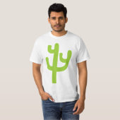 T-shirt Cactus - Vert Martien (Devant entier)